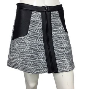 Alexis Tweed Mini Skirt A-line Size S